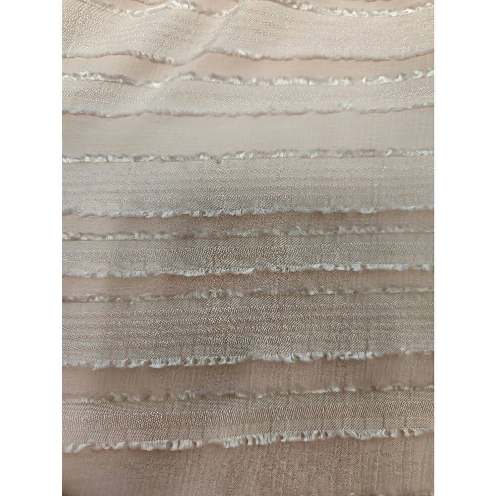 💕LC Lauren Conrad XXL Light Pink Ruffle Pleated Top Women’s Sleeveless Blouse - Picture 2 of 8